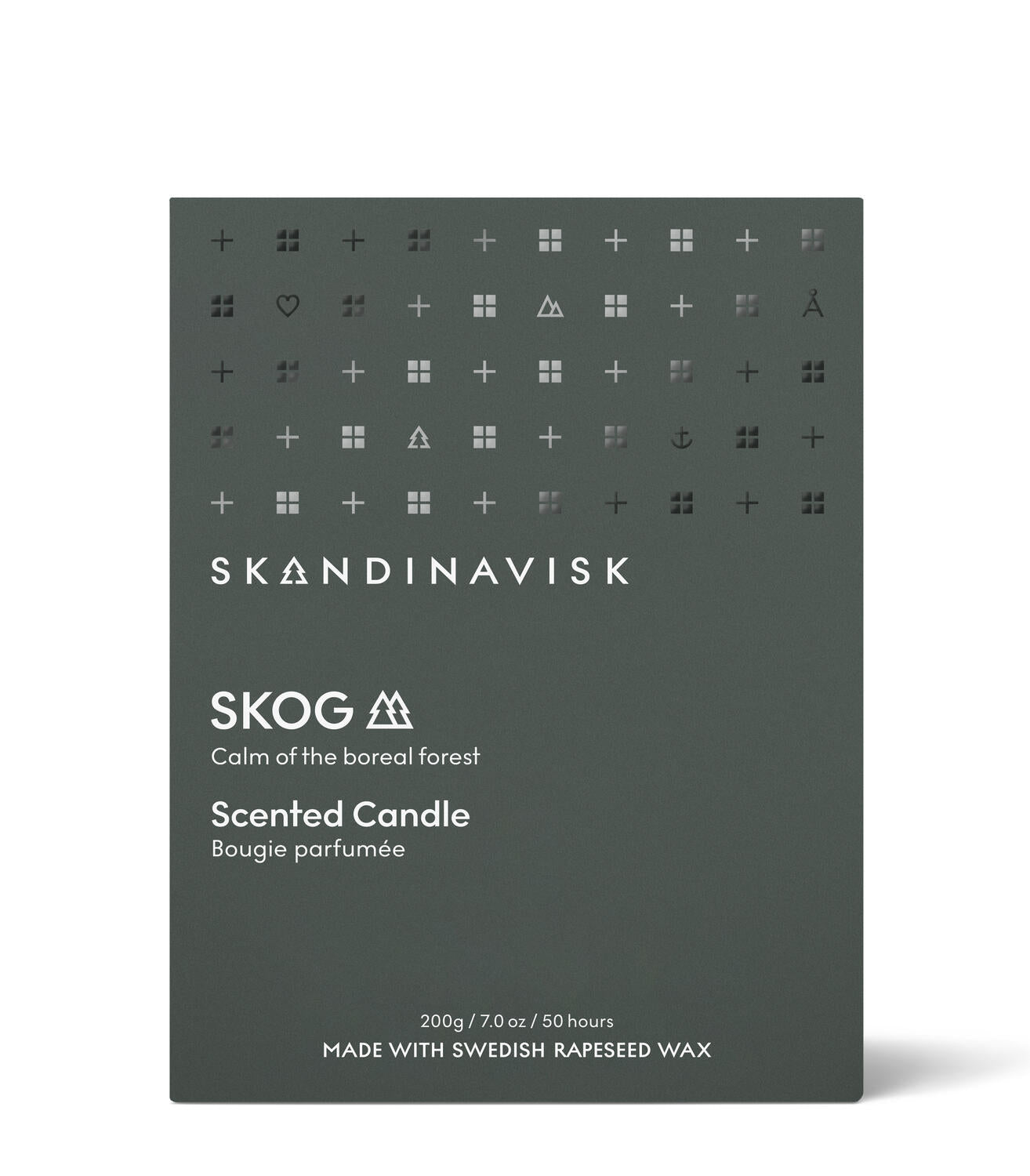 Skog duftlys, 200g. - Forest green